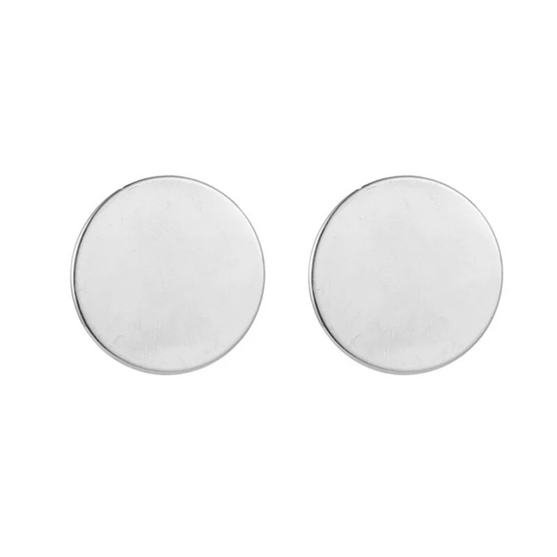 Geomeetrilised ümarklambriga kõrvarõngad metallist lihtsad suured kõrvarõngad ilma augustamiseta naiste kõrvarõngad kõrvaklambritega ehted