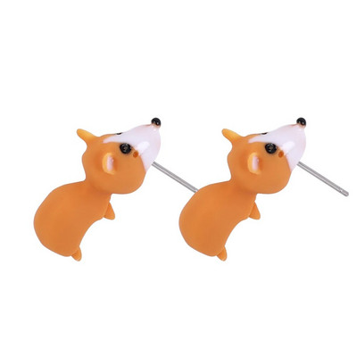 1 Pāris Auss ļipiņas Dzīvnieku koduma auskari Sievietēm multfilma Haizivju dinozauru sveķu auskari Ausu kniedes kodums meitenēm auskari dārgakmeņu dāvana