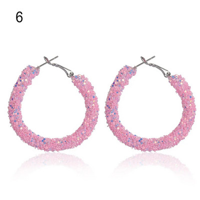 Jauni 1 pāris ģeometriski apļveida apaļi auskari sievietēm Brincos kubiskā cirkonija savīti auskari zelta krāsā ballītes rotaslietas dāvana