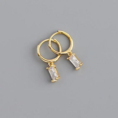 2 db rozsdamentes acél cirkónia kis karikás fülbevaló nőknek Little Huggies csepp medál porcos fülbevaló piercing ékszer