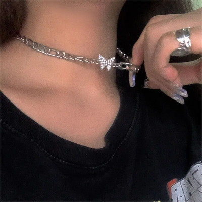 Tredny 2023 uus mood Kpop Beauty Head Coin Choker kaelakee kullavärvi kahekihiline keti ripats naistele ehted tüdrukule