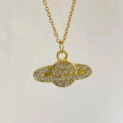 Βραχιόλι με αλυσίδα μαργαριταριών για γυναίκες Saturn Planet Κοσμήματα μόδας Γυναικεία ένθετα ζιργκόν Πολυτελή δώρα