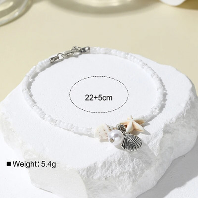 Boheemlaste meritäht merekarbid Pärlid Käevõrud Jalakõrud Naiste Riisihelmed Käsitsi valmistatud Rannaehted Pühadeaksessuaarid