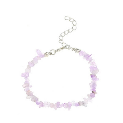 Neregulāras krāsas dabīgā kristāla akmens rokassprādze Sieviešu modes rotaslietas ballīte dzimšanas dienas dāvana draudzība pārim rokassprādzes komplekts