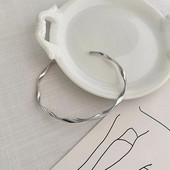 Išskirtinė paprasta rankogalių apyrankė moterims Mobius apyrankė rankų darbo susukta rankogalių apyrankė pagoniška amuleto atidarymo reguliuojama apyrankė