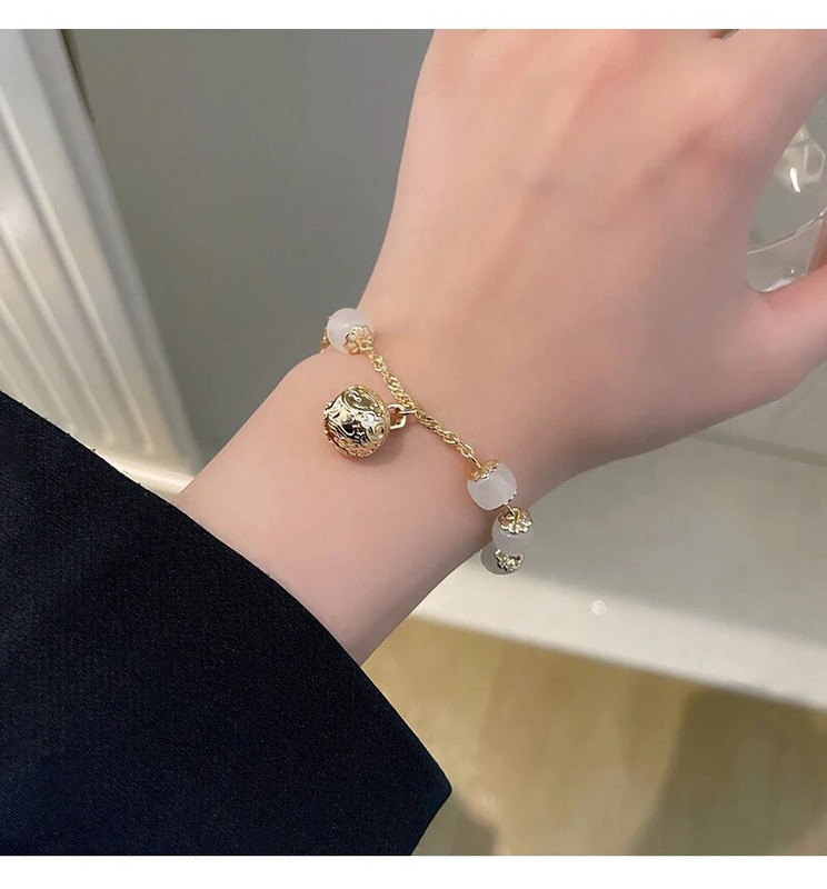 Soli pa solim zvana rokassprādze sievietēm gaiša, grezna retro nefrīta zaļa rokassprādze modes stila rotaslietas dāvana