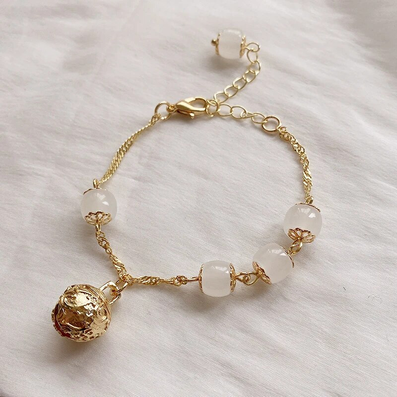 Soli pa solim zvana rokassprādze sievietēm gaiša, grezna retro nefrīta zaļa rokassprādze modes stila rotaslietas dāvana