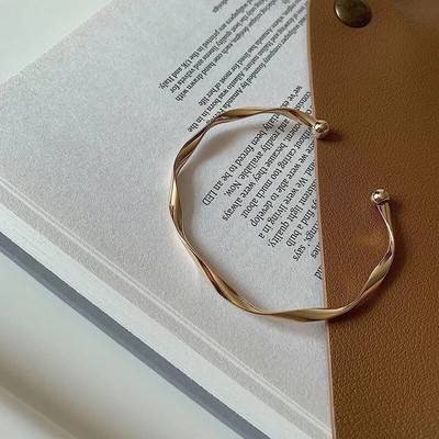 Lainemustriga tavaline sõrmus avatud käevõru trendika ins-punk-retrotemperamendiga laheda ja lihtsa stiiliga mitmekülgne ehtekink