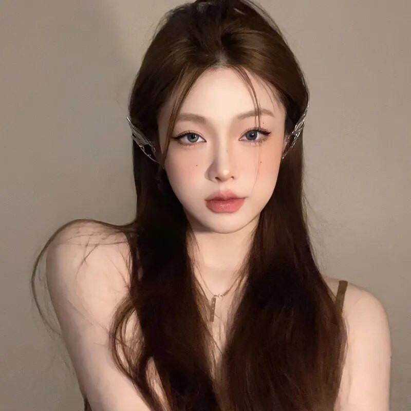 Modes Punk Butterfly Elf Ear Clip 2023 Moderna dizaina šķidra metāla spārna auss manžetes pīrsings auskari sievietēm meitenēm rotaslietas