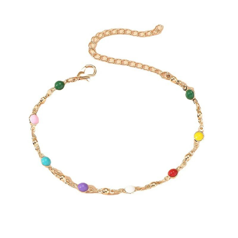 Rainbow Dropping Oil βραχιόλι Γυναικείο κολιέ Σετ κοσμημάτων μόδας κλείδας αλυσίδα πάρτι