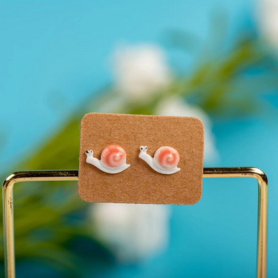 Μικρά και χαριτωμένα πολύχρωμα σκουλαρίκια από πορσελάνη Αντιαλλεργικά #LY505 σετ σκουλαρίκια oorbellen biżuteria regalos para mujer