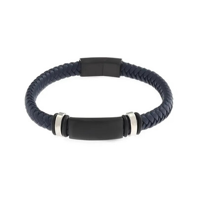 Modes karstā izpārdošana Augstas kvalitātes ādas rokassprādzes aksesuāri, 3 krāsu pītas rokassprādzes, retro stila, moderna vīriešu dzimšanas dienas dāvana