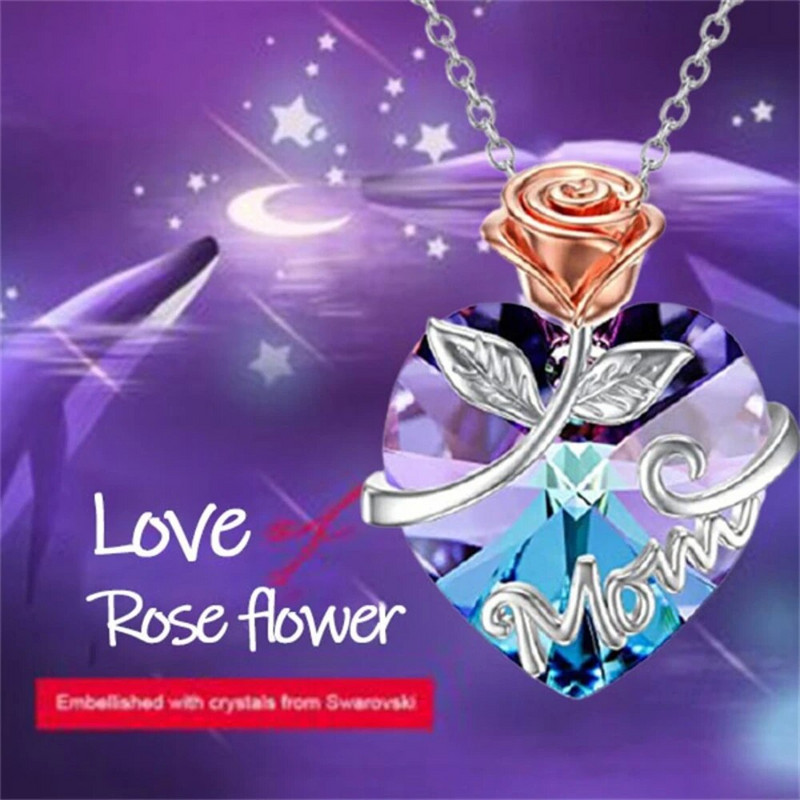 Κολιέ αγάπης για τη γιορτή της μητέρας "Σ'αγαπώ μαμά" Κόκκινο κολιέ αγάπης μαμά Δώρο για τη γιορτή της μητέρας Δώρο γενεθλίων μαμάς γιορτινό κοσμήματα