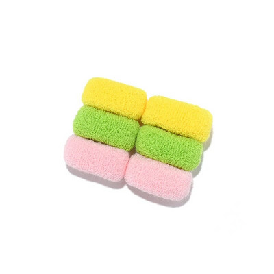 2/6/12 Gb Sieviešu Meitenes Jauki Adīšana Cietas Elastīgas Matu Lentes Bērni Mīkstas Matu Scrunchies Matu Kaklasaites Bērnu Matu Aksesuāru Komplekts