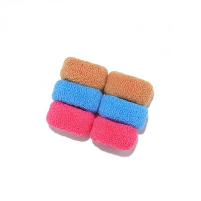 2/6/12 Gb Sieviešu Meitenes Jauki Adīšana Cietas Elastīgas Matu Lentes Bērni Mīkstas Matu Scrunchies Matu Kaklasaites Bērnu Matu Aksesuāru Komplekts