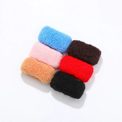 2/6/12 Gb Sieviešu Meitenes Jauki Adīšana Cietas Elastīgas Matu Lentes Bērni Mīkstas Matu Scrunchies Matu Kaklasaites Bērnu Matu Aksesuāru Komplekts