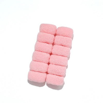 2/6/12 Gb Sieviešu Meitenes Jauki Adīšana Cietas Elastīgas Matu Lentes Bērni Mīkstas Matu Scrunchies Matu Kaklasaites Bērnu Matu Aksesuāru Komplekts