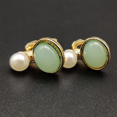 1paar simuleeritud pärliklambriga kõrvarõngal Stud Cz augustamata kõrvarõngas naistele kõrvaklamber võlts augustamine kõrvarõngas kõrvamansett augustamata