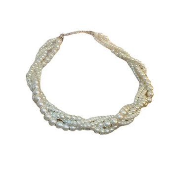2022 Γαλλικό Vintage Simple Casual Simulated μαργαριτάρι χάντρες καρδιά κρεμαστό κολιέ Choker Party Κοσμήματα