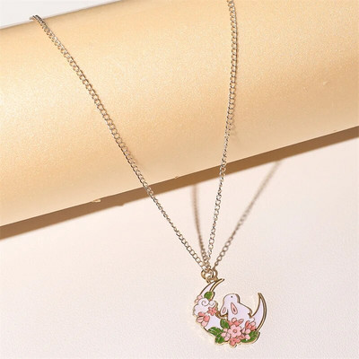 Mood multifilmid kohvitass kassi metallist emailiga ripats kaelakee loominguline trendikas armas naiste ehted aksessuaarid kingitus sõpradele