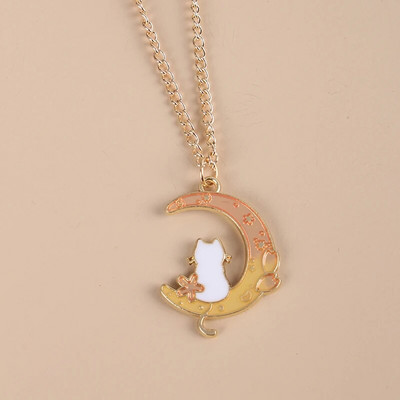 Mood multifilmid kohvitass kassi metallist emailiga ripats kaelakee loominguline trendikas armas naiste ehted aksessuaarid kingitus sõpradele