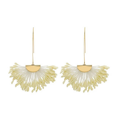 Boho sektori lilledega loomingulised kõrvarõngad naistele Moeavaldused Rippuvad disaineri naise kõrvarõngad Boheemlaslikud elegantsed peoehted