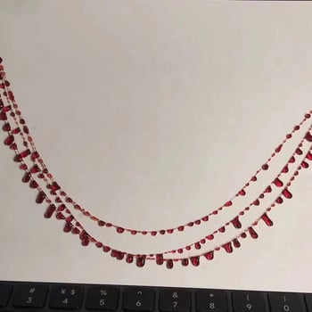 Κολιέ τσόκερ σε γοτθικό στιλ πανκ Blood Droplet για γυναίκες Κολιέ με κοντή αλυσίδα για πάρτι Αξεσουάρ κοσμημάτων Δώρα