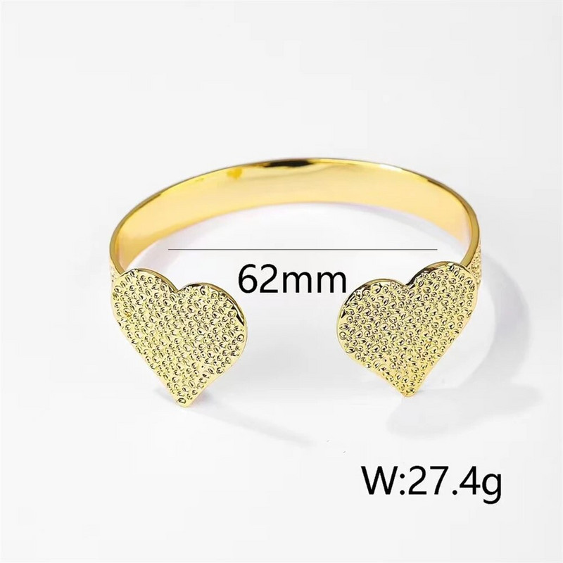 Jauna modes dubultā mīlestības atveres regulējama rokassprādze Sirds rokassprādze Eleganta mīlestības ķēdes rokassprādze sievietēm