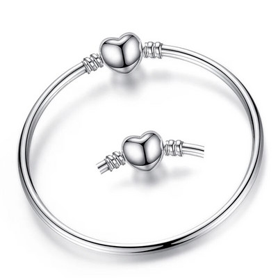 17CM/19CM/21CM Sirds šarmu rokassprādzes Rokassprādzes Ķēde Sievietēm Sudraba krāsa Fit Oriģinālas smalkas Rokassprādzes Rokas DIY Juvelierizstrādājumu dāvana