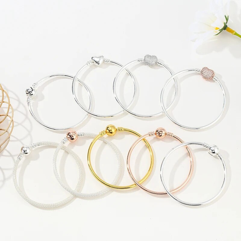 17CM/19CM/21CM Sirds šarmu rokassprādzes Rokassprādzes Ķēde Sievietēm Sudraba krāsa Fit Oriģinālas smalkas Rokassprādzes Rokas DIY Juvelierizstrādājumu dāvana