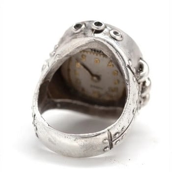 Νέο Μόδα, εξατομικευμένο ανδρικό δαχτυλίδι από κράμα μετάλλου σε σχήμα γραναζιού, vintage δημιουργικό σχέδιο Steampunk στυλ Hip-hop Rock Κοσμήματα