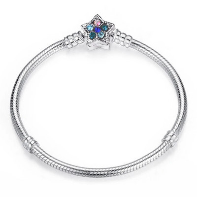 Új eredeti báj karkötő Rose Gold ezüst színű ötvözet kígyó lánc alapvető karkötők divatos női gyöngyök DIY ékszerek dropship