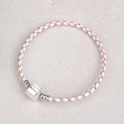 Új eredeti báj karkötő Rose Gold ezüst színű ötvözet kígyó lánc alapvető karkötők divatos női gyöngyök DIY ékszerek dropship