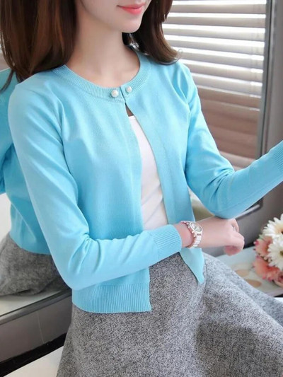 Pavasario rudens megztinis megztinis suknele nuo saulės skara plonas paltas ilgomis rankovėmis megztinis megztinis mergina moteris vasaros oro kondicionierius