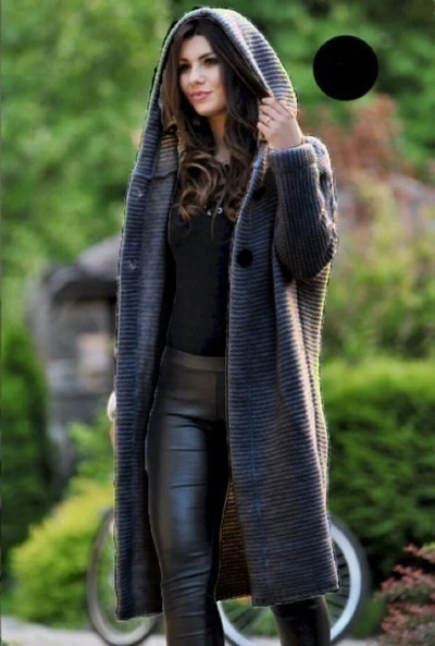 Γυναικείες μπλούζες με μακριές πλεκτή ζακέτα, vintage μονόχρωμες, κομψές, χαλαρές μαλακές παλτό πουλόβερ Κορεατικής μόδας Streetwear Ρούχα