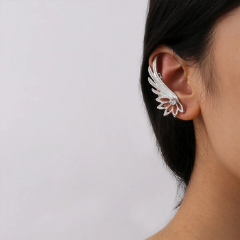 Αξεσουάρ για γυναίκες Hollow Angel Wings Ear Clip Ear κρεμαστά σκουλαρίκια Lover Δώρο για τη γιορτή της μητέρας Δώρο γενεθλίων Gothic Punk Jewelry