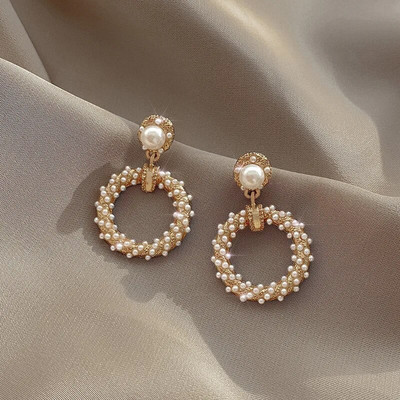 MINHIN Υψηλής ποιότητας Πέρλες Γυναικεία Σκουλαρίκια Charm Exquisite Stud Σκουλαρίκια Αξεσουάρ γάμου Κρεμαστό κόσμημα Δώρο