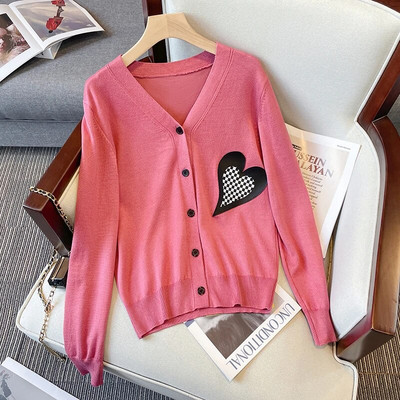 2022. aasta sügisene pikk kampsun Korea üherealine kootud magus multikas karu kootud jakk Naiste ülisuur kampsun