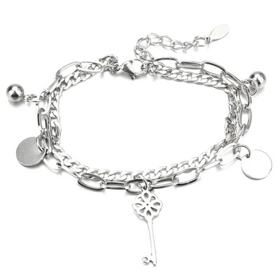 Jauna pūces ziloņa sirds Dzīvības koka šarmu rokassprādze nerūsējošā tērauda rokassprādzes Sieviešu DIY Juvelierizstrādājumu tauriņu rokassprādze sievietēm