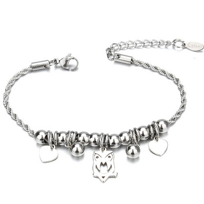 Jauna pūces ziloņa sirds Dzīvības koka šarmu rokassprādze nerūsējošā tērauda rokassprādzes Sieviešu DIY Juvelierizstrādājumu tauriņu rokassprādze sievietēm