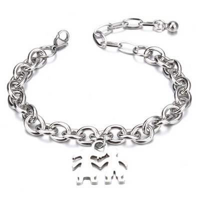 Jauna pūces ziloņa sirds Dzīvības koka šarmu rokassprādze nerūsējošā tērauda rokassprādzes Sieviešu DIY Juvelierizstrādājumu tauriņu rokassprādze sievietēm