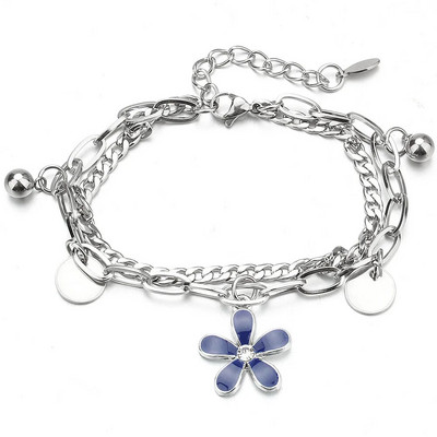 Jauna pūces ziloņa sirds Dzīvības koka šarmu rokassprādze nerūsējošā tērauda rokassprādzes Sieviešu DIY Juvelierizstrādājumu tauriņu rokassprādze sievietēm