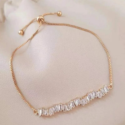 Új divatirányzat Egyedi dizájn Elegáns Exquisite Light Luxury cirkonszirom karkötő női ékszer party prémium ajándék nagykereskedés