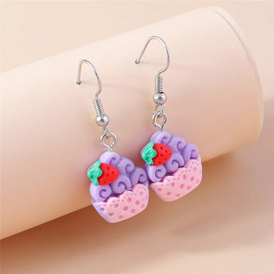 2023 Νέα μόδα Μωβ λουλούδια γυαλιά ηλίου Duck Butterfly Starfish Mermaid Dangle Σκουλαρίκια για Γυναικεία Δώρα γιορτινά κοσμήματα