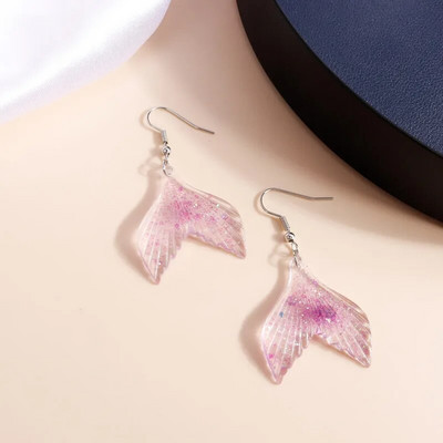 2023 Νέα μόδα Μωβ λουλούδια γυαλιά ηλίου Duck Butterfly Starfish Mermaid Dangle Σκουλαρίκια για Γυναικεία Δώρα γιορτινά κοσμήματα