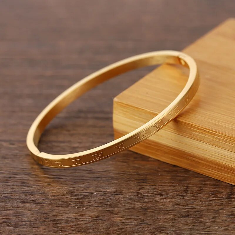 2022. gada jauna modes aproču rokassprādze sievietēm, grezna zelta krāsa, nerūsējošā tērauda rokassprādze sievietēm, rotaslietas dāvana