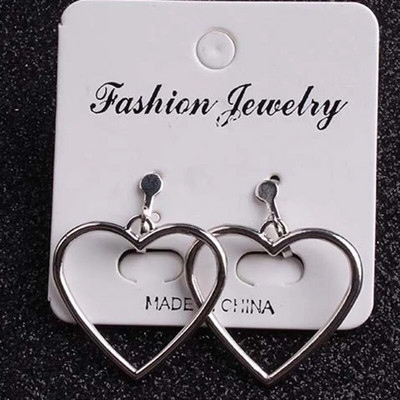 Uus kuum moodne geomeetriline südameklamber kõrvarõngas ilma augustamiseta Brincos oorbellen Simple Statement kõrvarõngad naistele ehted