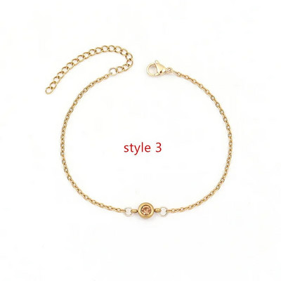 Új divat, kerek Pave cirkónium karkötő női kézzel készített rozsdamentes acél lánc karkötő női ékszer ajándék