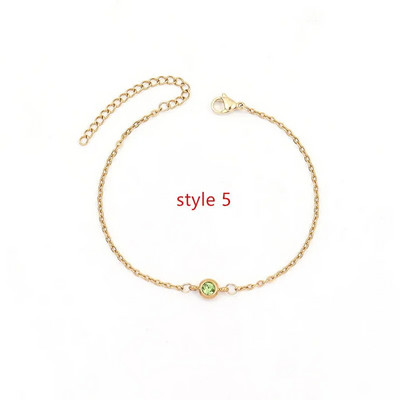 Új divat, kerek Pave cirkónium karkötő női kézzel készített rozsdamentes acél lánc karkötő női ékszer ajándék