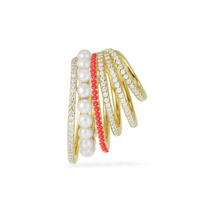 Fülmandzsetta szett Fülcsipesz Fülbevaló Finom gyöngykristály fülmandzsetták Hamis piercinges fülbevaló nőknek Karácsonyi cirkon fényes ékszerek